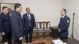 ՀՀ քննչական կոմիտեի հերթական քննչական բաժինը նոր, վերանորոգված վարչական տարածք ունի․ բացման արարողությանը մասնակցել է Արգիշտի Քյարամյանը (լուսանկարներ)